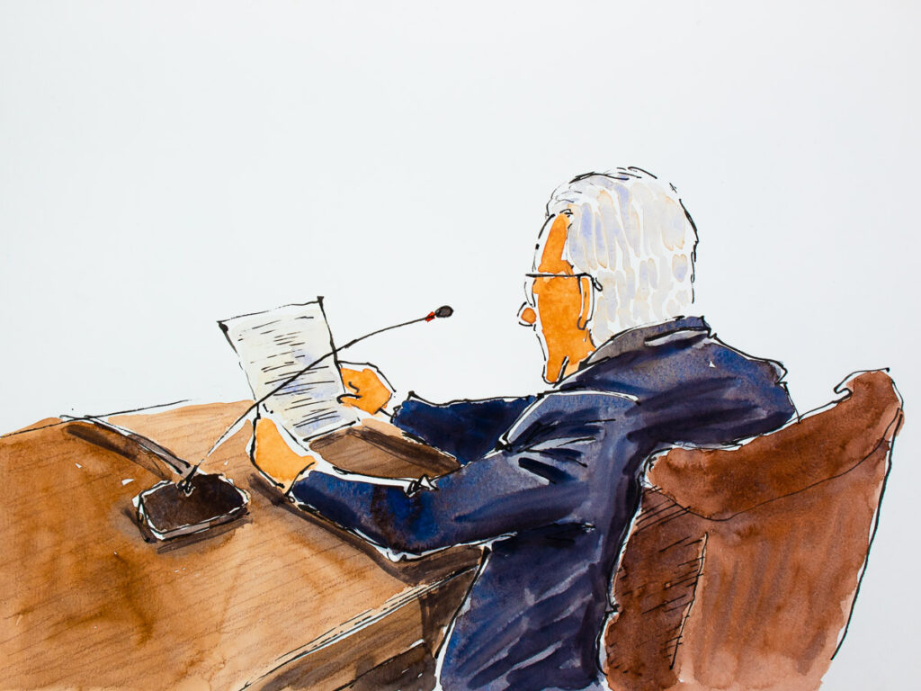 L’unico ritratto dell’imputato